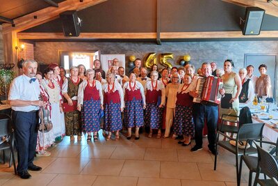 45-lecie działalności artystycznej Zespołu Folklorystycznego Jutrzenka z Grodźca